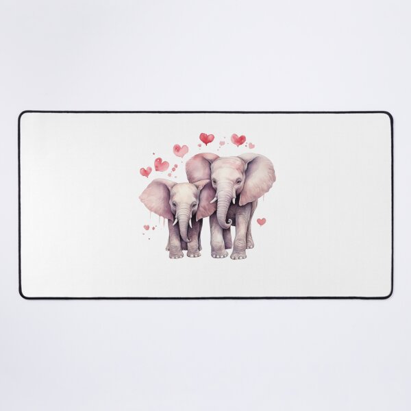 Item preview, Valentines day // Elephant // Cute Elephant art // Elephants designed and sold by SMARTKIT DESIGNAGENCY.
