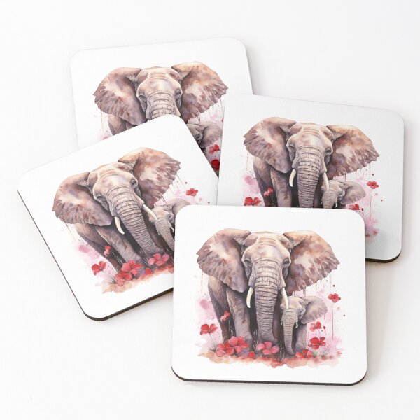 Item preview, Valentines day // Elephant // Cute Elephant art // Elephants  designed and sold by SMARTKIT  DESIGNAGENCY.