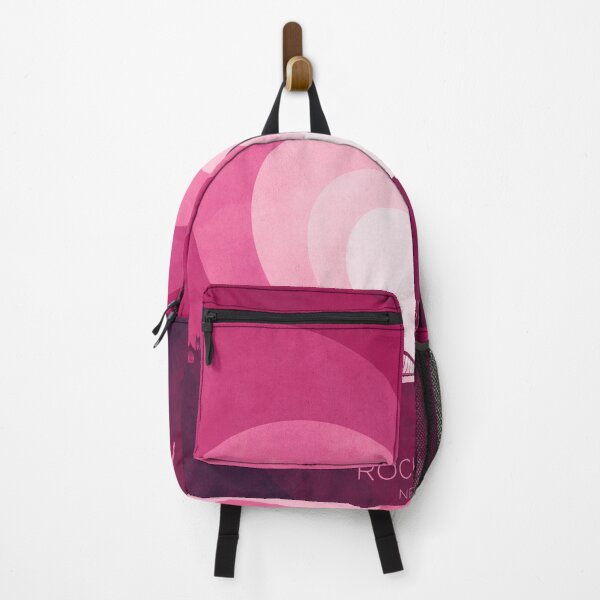 Item preview, Rochester New York Skyline Hearts Pink designed and sold by ArtPrints.