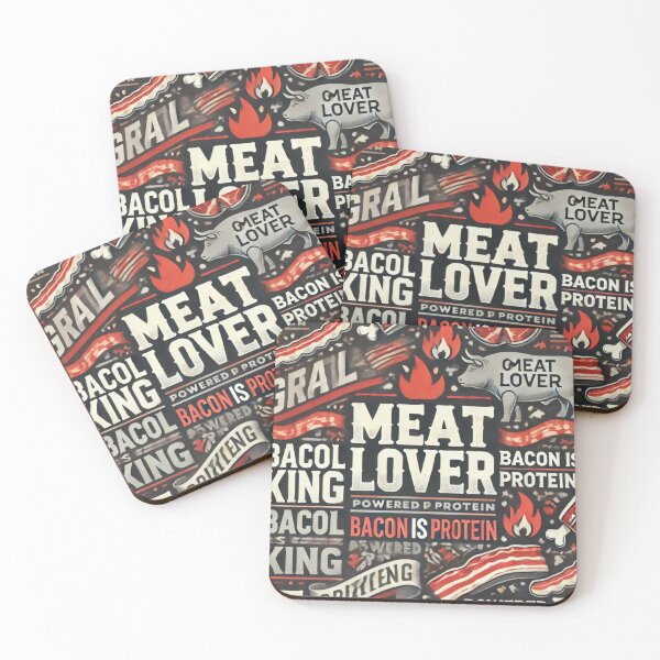 Item preview, Carnivore Typography - Bold Meat Lover's Pattern designed and sold by Designeerguy.
