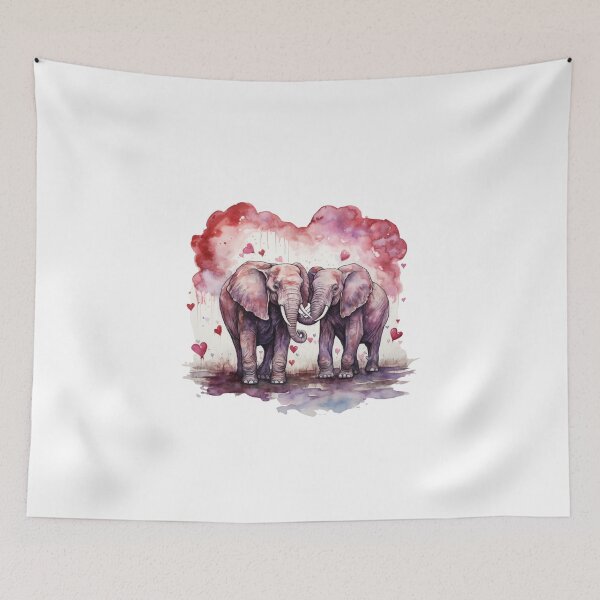 Item preview, Valentines day // Elephant // Cute Elephant art // Elephants  designed and sold by SMARTKIT  DESIGNAGENCY.