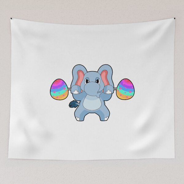 Item preview, Elephant Easter Bodybuilding designed and sold by Snabdesign84.