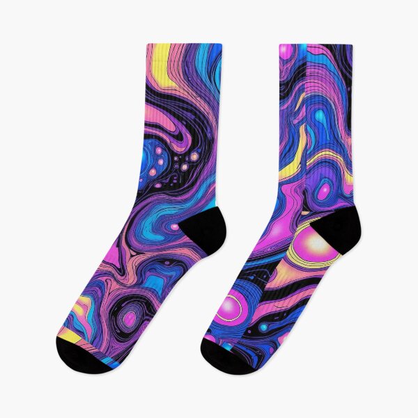 Item preview, Vivid Abstract Swirls - Cosmic Neon Art Design designed and sold by ArtComixHaven.