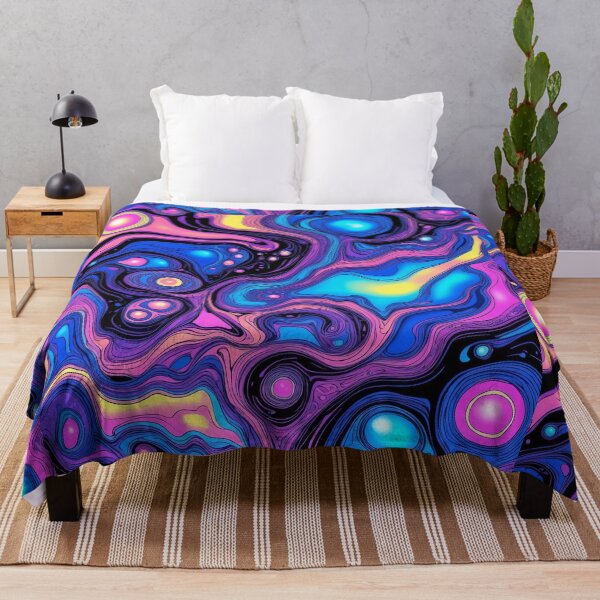 Item preview, Vivid Abstract Swirls - Cosmic Neon Art Design designed and sold by ArtComixHaven.