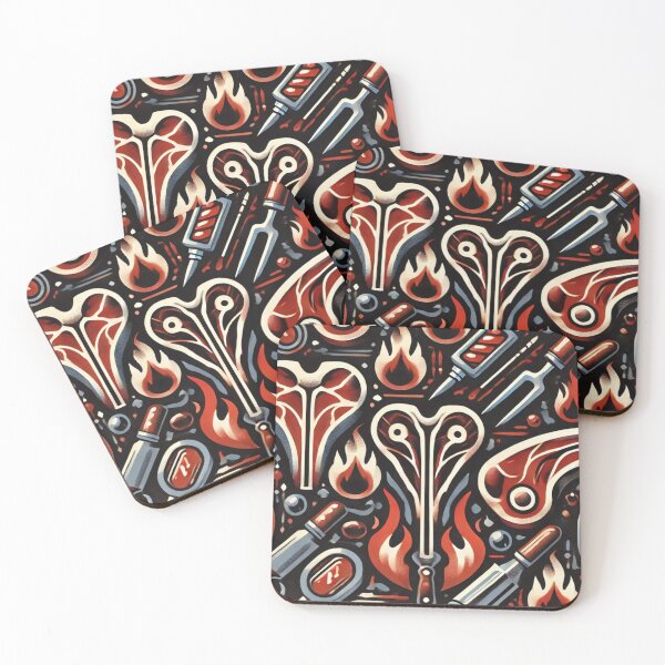 Item preview, Modern Steakhouse - Bold and Contemporary Meat Pattern designed and sold by Designeerguy.