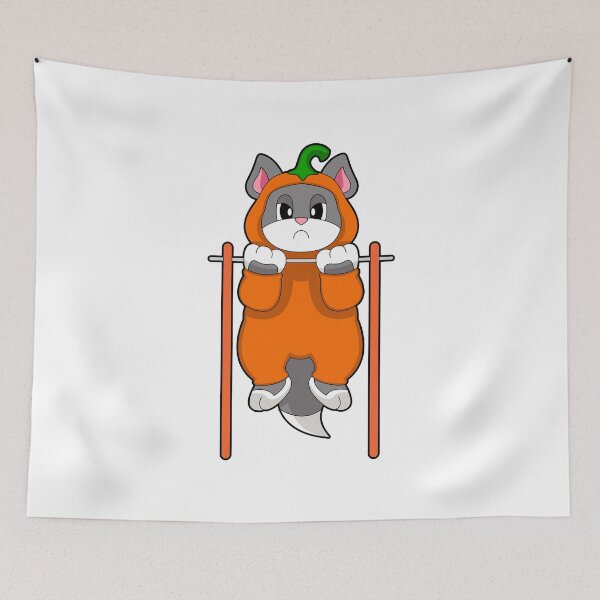 Item preview, Cat Halloween Bodybuilding designed and sold by Snabdesign84.