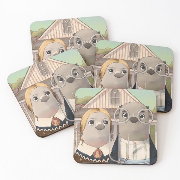 Item preview, Pigeon American Gothic designed and sold by Melissa Jan.