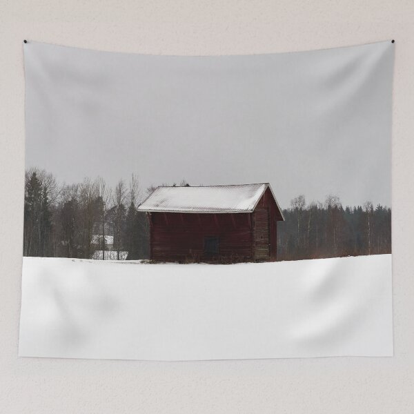 Item preview, The barn on the snowfield designed and sold by Jouko Lehto Photography.