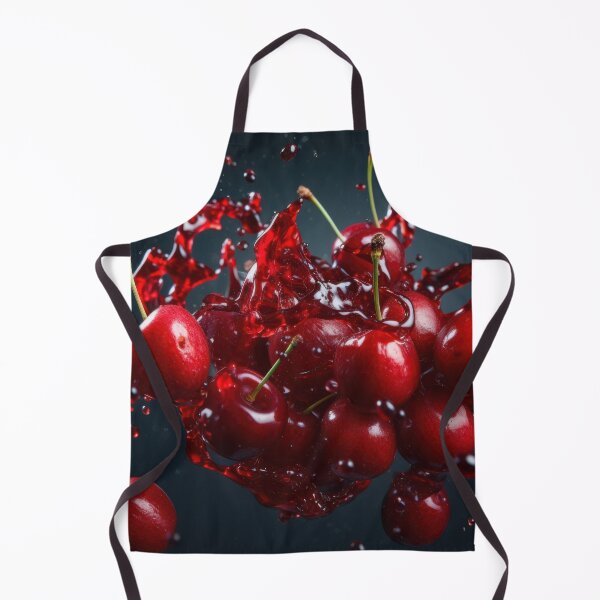 Item preview, Vibrant red cherries appear to be in motion designed and sold by anytka.