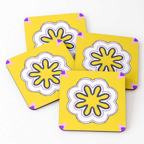 Item preview, Yellow Bloom With Purple Accents designed and sold by Zilpa’s Prints.