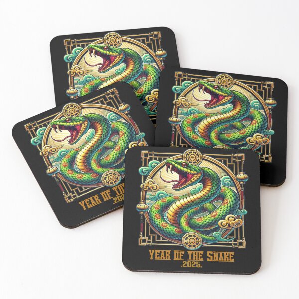 Item preview, Year of the Snake 2025 – Vibrant Chinese Zodiac Artwork designed and sold by Aredbox.