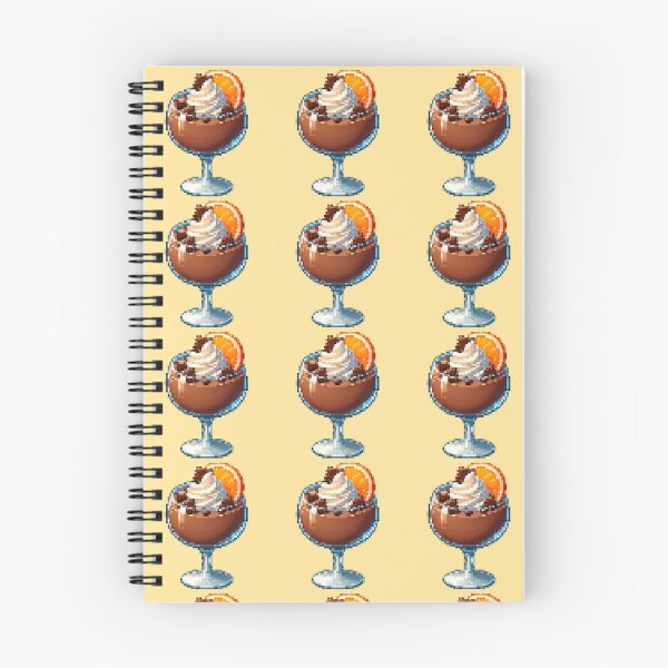 Item preview, Pixelated Chocolate Citrus Delight - Retro Dessert Art designed and sold by strbpn.