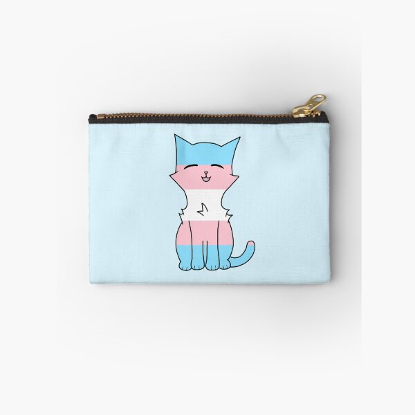Item preview, Pastel Trans Pride Cat designed and sold by SillyStarlight.