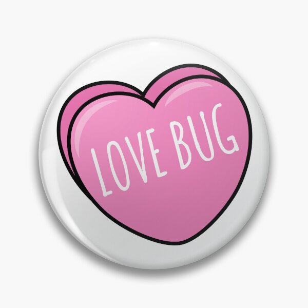 Item preview, Love Bug Candy Heart designed and sold by aimeeandkate.