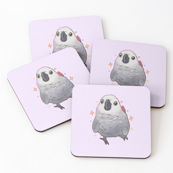 Item preview, Gray african parrot  designed and sold by Mayarartsy.