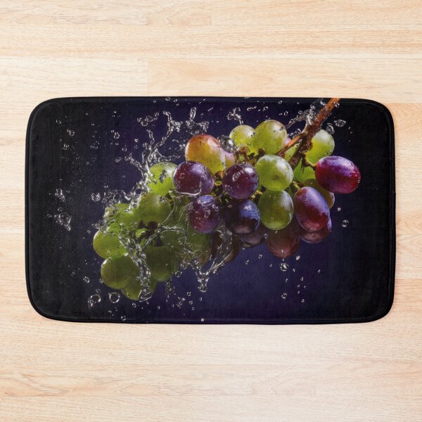 Item preview, A vibrant cluster of mixed green and purple grapes designed and sold by anytka.