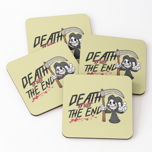Item preview, Death is Not the End, Adult Horror, Creepy Cute Grim Reaper, Death designed and sold by Horror Riot.