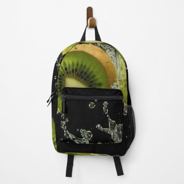Item preview, Slices of kiwi fruit are captured in mid-air as water splashes around them designed and sold by anytka.