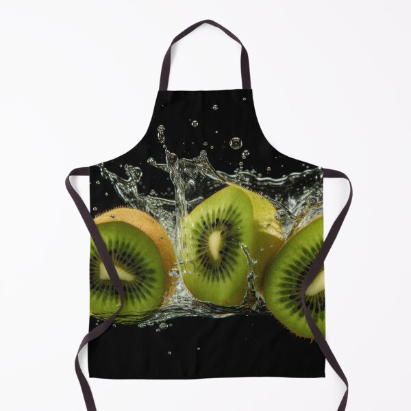 Item preview, Slices of kiwi fruit are captured in mid-air as water splashes around them designed and sold by anytka.