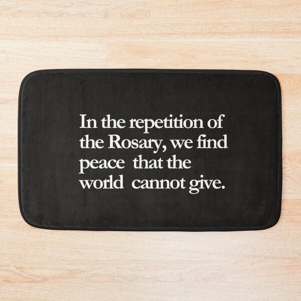 Item preview, Peace Found in the Rosary designed and sold by ComeToKnowMary.
