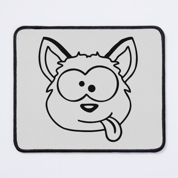 Item preview, Dog Fox Funny Grimace Squinting Tongue Out Comic Cartoon designed and sold by shirt-o-mat.