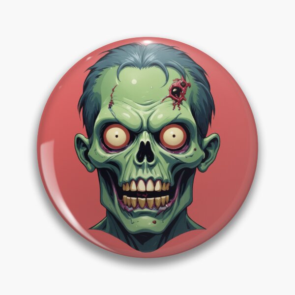 Item preview, Illustration of a Green-Skinned Zombie designed and sold by artwaves.