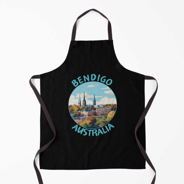 Item preview, Bendigo in Victoria Australia Art Travel Emblem designed and sold by MaateoDesign.