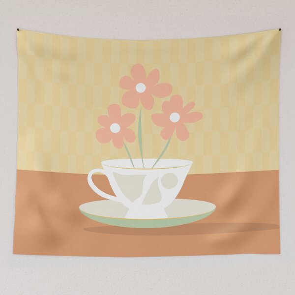 Item preview, Teacup Flowers designed and sold by Lyman Creative Co..