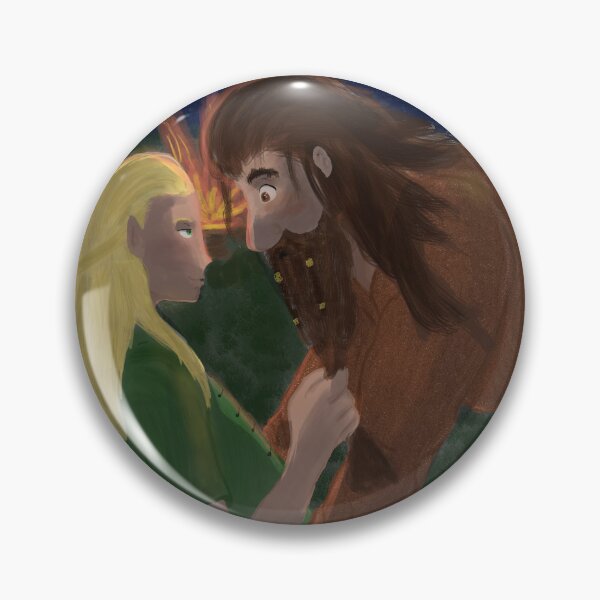 Artikelvorschau, Nicht der Bart! Legolas und Gimli am Lagerfeuer  entworfen und verkauft von love is daily.