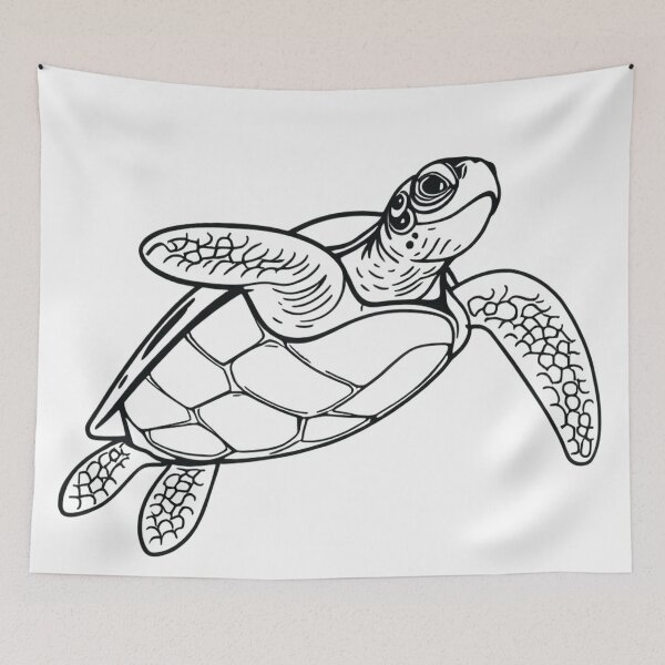 Item preview, Sea Turtle designed and sold by MatrixTattoo.