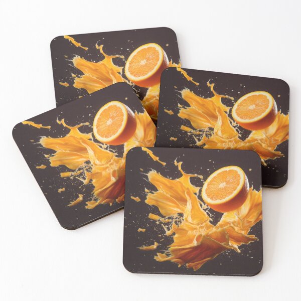 Item preview, A vibrant image captures an orange cut in half, designed and sold by anytka.