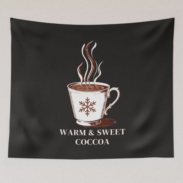 Item preview, Warm & Sweet Cocoa – Vintage Winter Mug Design designed and sold by UniversalFlair.