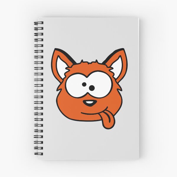 Item preview, Dog Fox Funny Grimace Squinting Tongue Out Comic Cartoon designed and sold by shirt-o-mat.