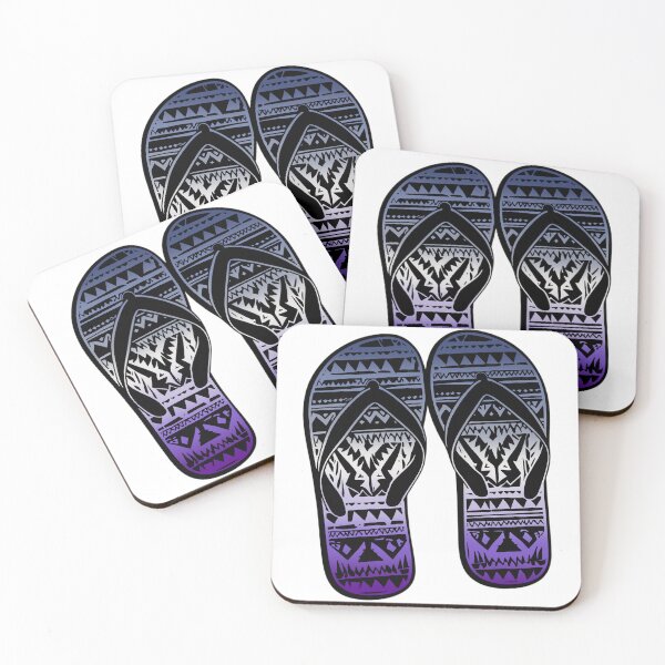 Item preview, Butch Pride Flag Tribal Flip-Flops Design – Vibrant Pride Art designed and sold by Travelslightly.