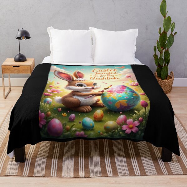 Item preview, A creative Easter bunny in spring splendor designed and sold by ArtCreator2023.