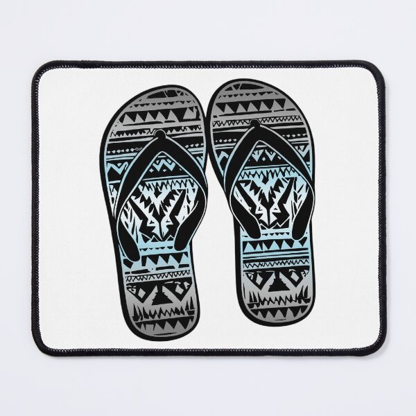 Item preview, Demiboy Pride Flag Tribal Flip-Flops Design – Vibrant Pride Art designed and sold by Travelslightly.