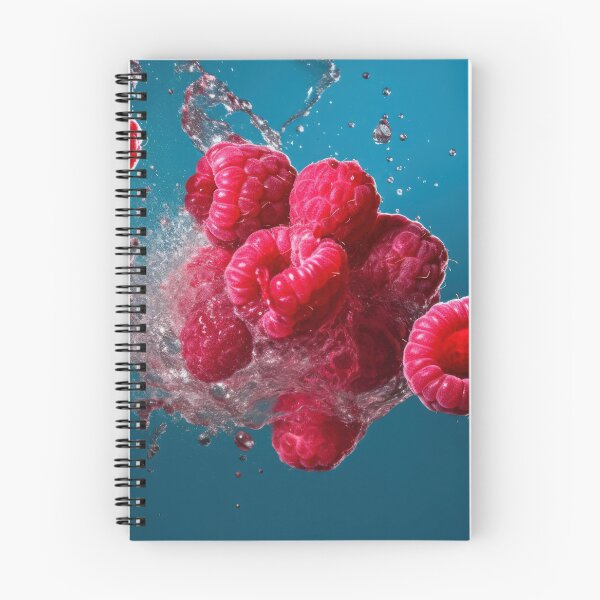 Item preview, Juicy raspberries appear to be splashing through water, designed and sold by anytka.