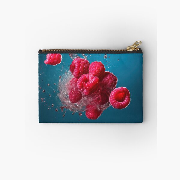 Item preview, Juicy raspberries appear to be splashing through water, designed and sold by anytka.