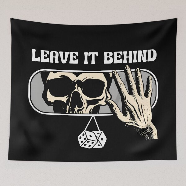Item preview, Leave It Behind – Retro Horror Rearview designed and sold by Mindsway.