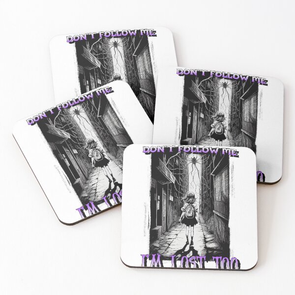 Item preview, Don't Follow Me, I'm Lost Too, Adult Horror, Creepy Vibes designed and sold by Horror Riot.