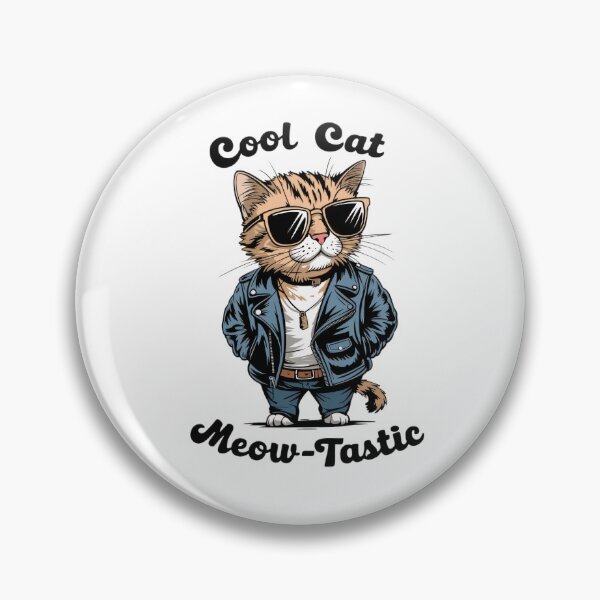 Item preview, Cool cat, meow - tastic designed and sold by BugiDesignArt.