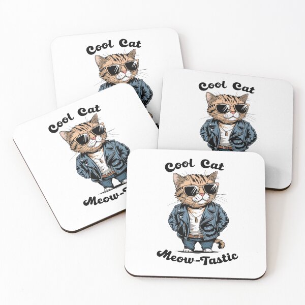 Item preview, Cool cat, meow - tastic designed and sold by BugiDesignArt.