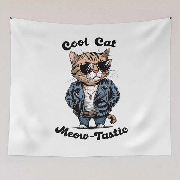 Item preview, Cool cat, meow - tastic designed and sold by BugiDesignArt.