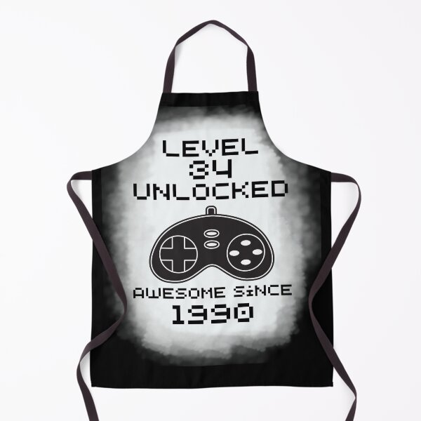 Item preview, Level 34 Unlocked Awesome Since 1990 Funny Gaming Lovers designed and sold by Nicet-shirt1.