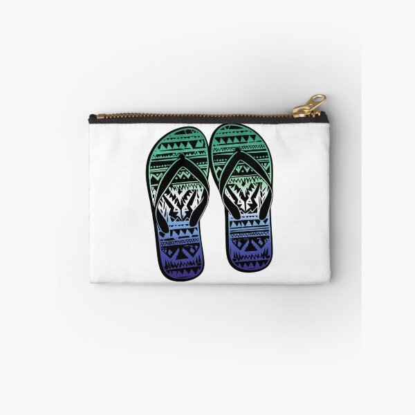 Item preview, Gay MLM Pride Flag Tribal Flip-Flops Design – Vibrant Pride Art designed and sold by Travelslightly.
