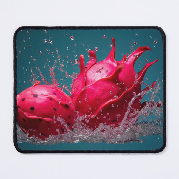 Item preview, Two vibrant dragon fruits create a dynamic splash designed and sold by anytka.