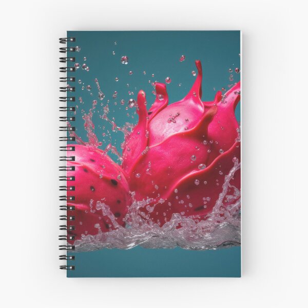 Item preview, Two vibrant dragon fruits create a dynamic splash designed and sold by anytka.