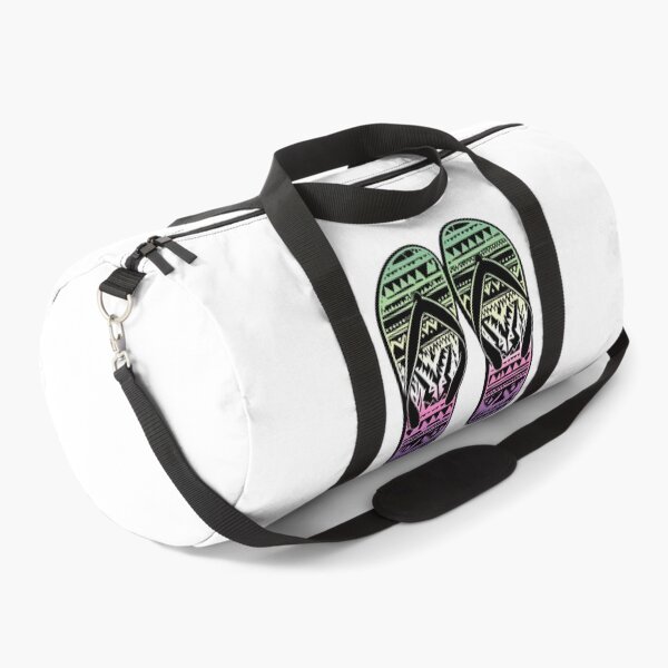 Item preview, Genderfae Pride Flag Tribal Flip-Flops Design – Vibrant Pride Art designed and sold by Travelslightly.