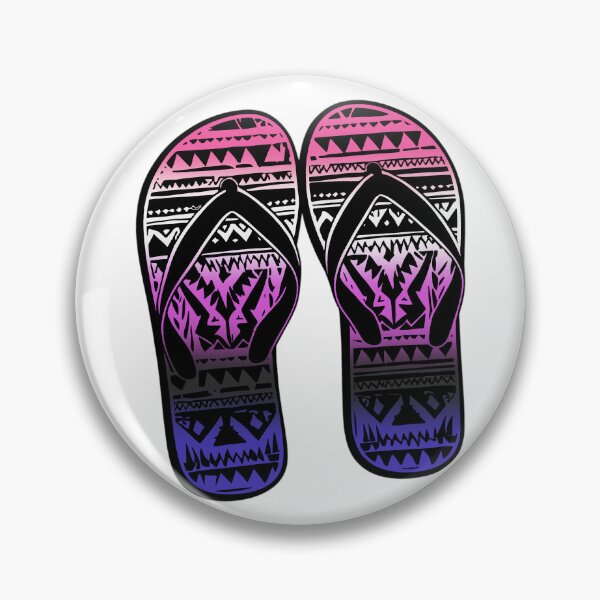 Item preview, Genderfluid Pride Flag Tribal Flip-Flops Design – Vibrant Pride Art designed and sold by Travelslightly.