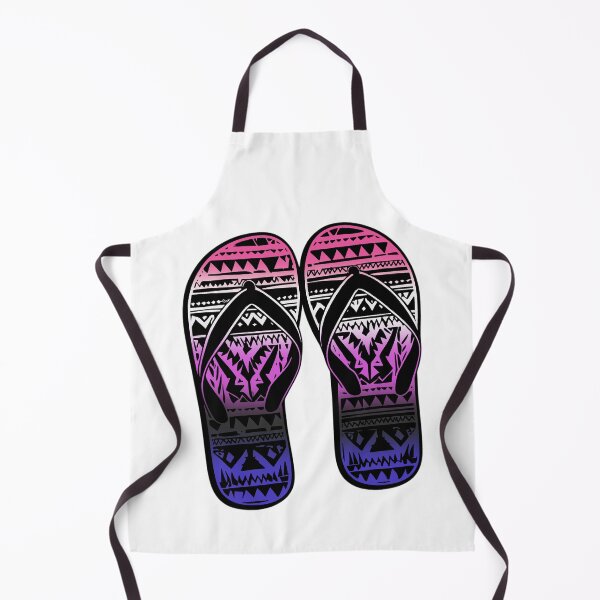 Item preview, Genderfluid Pride Flag Tribal Flip-Flops Design – Vibrant Pride Art designed and sold by Travelslightly.